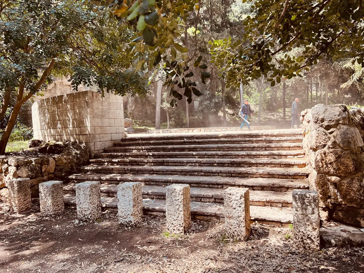 A monument in her memory, Anne Frank, in the Sacred Forest - 3