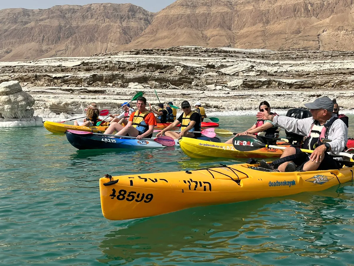 קיאק טורס - Dead sea kayak tours: קיאקים בים המלח - 2