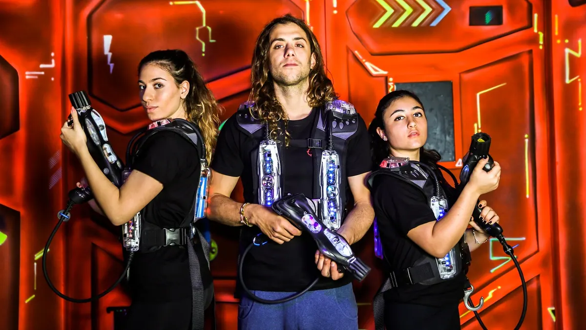 Laser tag—Eilat.